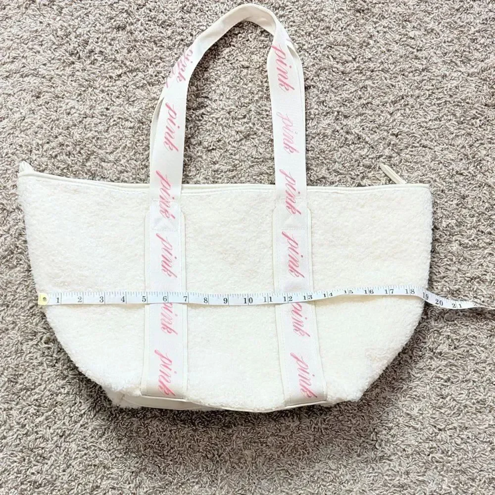 Pink Victoria’s Secret Cream & Pink Tote Bag